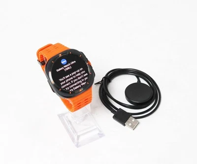 Samsung Galaxy Watch Ultra SM-L705U 47mm LTE Gray Titanium Orange Band - Image 1 of 4