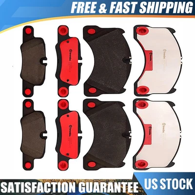 Juego de pastillas de freno Brembo cerámicas delanteras traseras para Porsche Panamera 2010 Foto 1 de 4