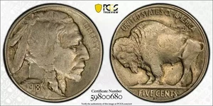 1918 S Buffalo Nickel PCGS XF-45 - Picture 1 of 1