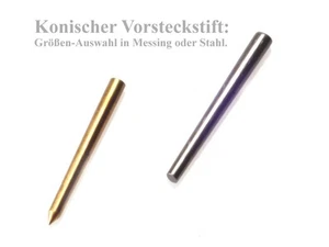 STACK PIN, Tapered Brass or Steel / Watchmakers Supplies - Picture 1 of 20