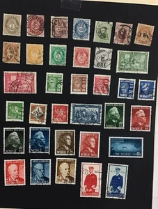 Norway 1877-1952 F-VF Used Lot Between Sc#22-328, Cv$100+. (W47) - Picture 1 of 1