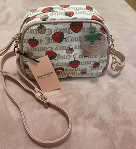 Borsa fotocamera nuova con etichette Juicy Couture Fragola Pecan Rosa appena scelta spedizione gratuita - Foto 1 di 5