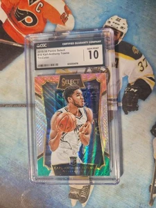2015-16 Panini Select #16 Karl-Anthony Towns Tri-Color Prizms CGC 10 - Picture 1 of 2
