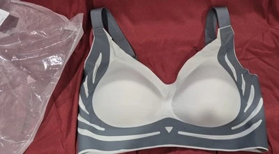 Nuevo Sujetador Gris Carbón Paneles Elevadores Laterales Grandes Alisadores Paquete Original Foto 1 de 4