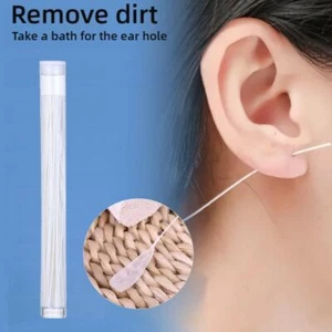 Piercing Cleaning Line Ear Piercing Cleaner Ear Care Hole Earrings Cleane- K1I0 - Picture 1 of 13