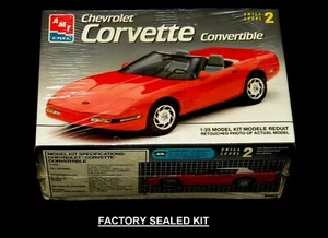 AMT Maßstab 1:25 Bausatz 1993 Chevrolet Corvette Convertible # 8607 Factory Sealed - Bild 1 von 2