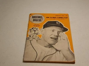 VTG February 1949 Baseball Digest Paperback Red Rolfe New Head Tiger Cover - Picture 1 of 4