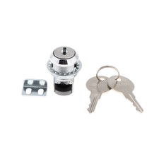 1 Piece Silver Metal Cylinder Lock for Boat and Motorbike Glovebox