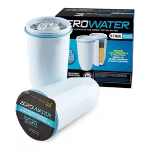 ZeroWater  - Pack of 2 Genuine Replacement Water Filter Cartridges - Picture 1 of 2