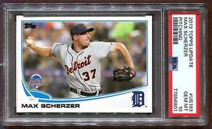 2013 MAX SCHERZER PSA 10 GEM MINT #US193 TOPPS AL AS UPDATE PITCHING *SHIPS FREE - Picture 1 of 2
