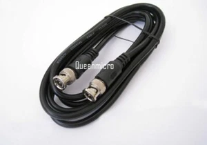 Cable conector dorado coaxial BNC macho a BNC RG59, 3 pies, 6 pies, 12 pies 25 pies - Imagen 1 de 2