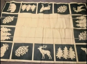 Reversible Mat 6' x 9' RV Outdoor Camping Patio Wilderness Hunter Mat - Picture 1 of 3