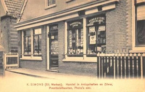 Postcard Shop K. Simons Isle of Marken Netherlands, postcard - Picture 1 of 1