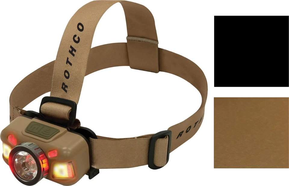 Rechargeable 600 Lumen LED Head Lamp Motion Sensor Work Wraparound Flashlight - Image 1 of 1