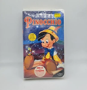 Walt Disney Pinocchio (VHS, 1993) MASTERPIECE Edition New Sealed - Imagen 1 de 8