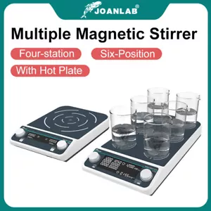 Multiplate Magnetic Stirrer Hot Plate Digital Laboratory Magnetic Heating Mixer - Bild 1 von 10