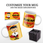 Personalized mug with text photo name logo personalized gift funny coffee mug 43
