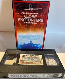 Close Encounters Of The Third Kind Special Ed.1985 VCR VHS Tape Richard Dreyfuss - Picture 1 of 2
