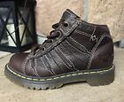 Dr Martens Boots Brown Leather Air Wair Ankle Chukka Lace Up Shoes Women?S 5