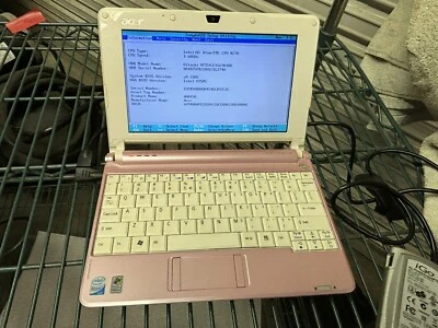 Acer Aspire One ZG5 Laptop Computer w/ Power Supply Will Need Windows Reload - Image 1 of 4