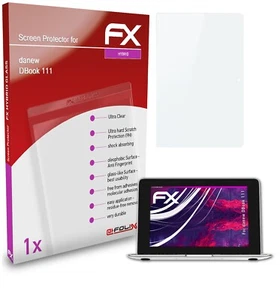 atFoliX Glass Protector voor danew DBook 111 9H Beschermend pantser - Afbeelding 1 van 4