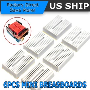 6pcs White Breadboard SYB-170 Tie-points Solderless Prototype PCB Circuit Board