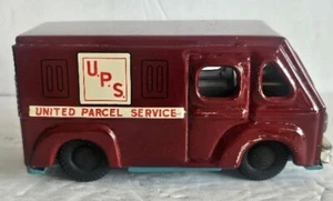 Vintage 1950s early dinky toy ups tin friction truck United Parcels Service - Picture 1 of 5