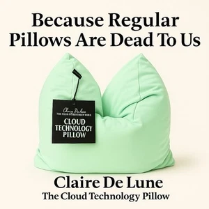Luxury Bamboo Cloud Pillow – Ultra Soft & Hypoallergenic for Better Sleep | Mint - Picture 1 of 12