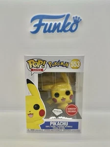 Funko Pop Pokemon Pikachu 553 Diamond GameStop 🇺🇸 - Imagen 1 de 8