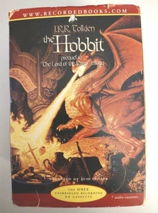 J.R.R. Tolkien The Hobbit Audiobook 7 Cassettes Recording Book On Tapes - Imagen 1 de 3