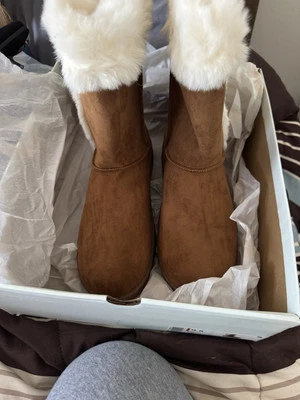 Style&co. Bota para mujer Witty, talla 7 - castaño Foto 1 de 4