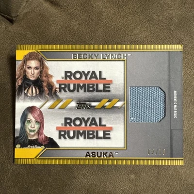2021 Topps WWE Undisputed Match-Up Relic /10 Becky Lynch Asuka #MA-BA - Image 1 of 2