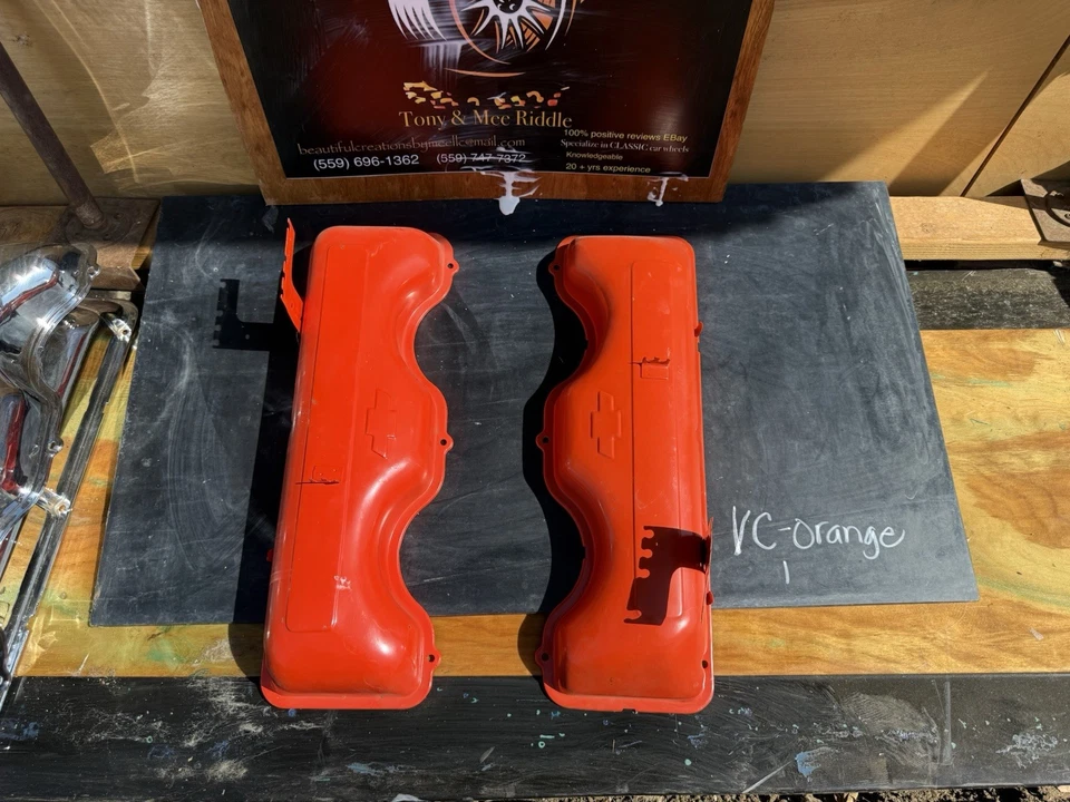 348 409 Chevy Chevrolet cubiertas de válvula Impala SS Biscayne Bel Air 1963 1958 Foto 1 de 2