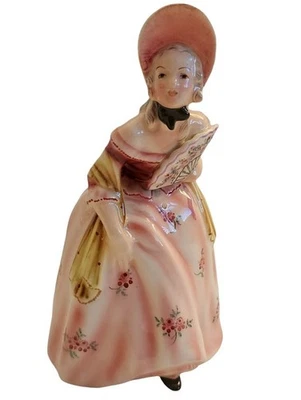 KERAMOS WIEN Figur / "Biedermeier - Dame mit Fächer", Josef Lorenzl (1892-1950) - Image 1 of 3