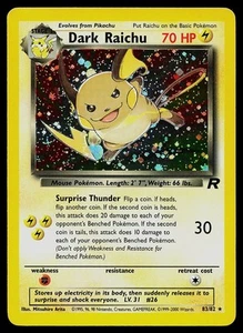 Pokemon Karte - Dunkles Raichu Team Rocket 83/82 Secret Rare - Bild 1 von 2