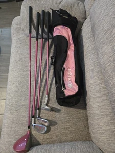 Cougar Tour Cat Junior Golf Club Set Bag 4 clubs, Driver, 5/6, 9/W, Putter RH - Picture 1 of 8