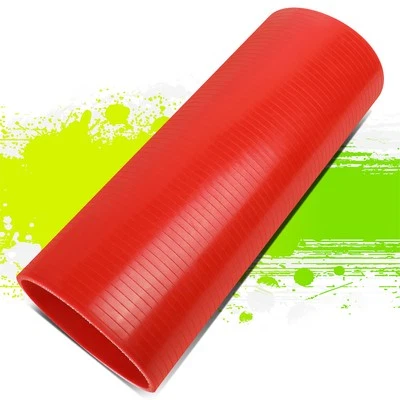 4" ID 12" LARGO RECTO 4 CAPAS ROJO SILICONA MANGUERA ADMISIÓN DE AIRE/TURBO TUBO ACOPLADOR Foto 1 de 4