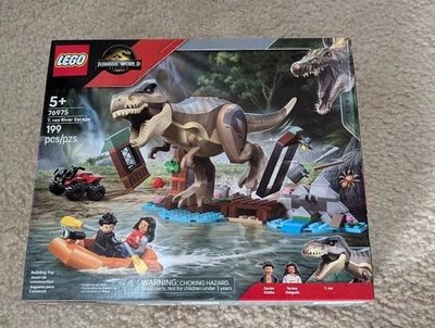 LEGO Jurassic World T Rex River Escape Dinosaurio Juguete 76975 NUEVO SELLADO Foto 1 de 4