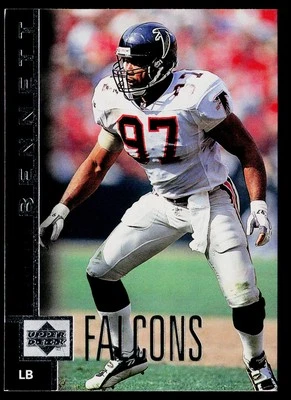 1997 Upper Deck #163 Cornelius Bennett Atlanta Falcons - Image 1 of 2