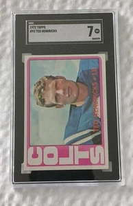 Ted Hendricks Rookie 1972 Topps #93 Baltimore Colts SGC 7 - Picture 1 of 2