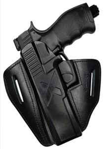 U25Li Leather Holster fits Umarex T4E HDP 50 Beltholster Left-handed VlaMiTex - Picture 1 of 1