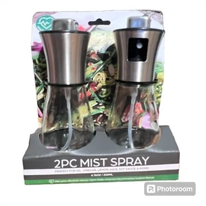 Oil Sprayer BBQ Spray Refillable Pump Glass Bottle stainless steel Kitchen US - Picture 1 of 2