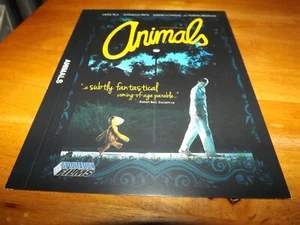 ANIMALS DISPLAY BACKER CARD (not a dvd) 5.5" X 7" NO MOVIE - Picture 1 of 1