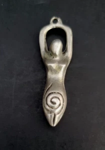 Eternity Goddess of Life Silver Pendant 1 3/4" - Picture 1 of 4