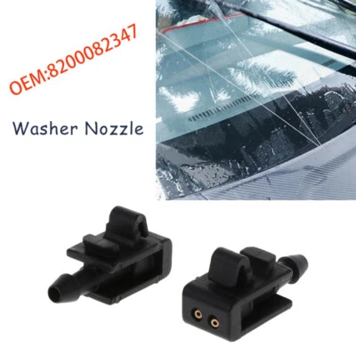 2 PIEZAS Parabrisas Delantero Spray Lavadora Boquilla Jet Para Renault Megane 2 #8200082347 Foto 1 de 4