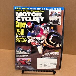 MOTORCYCLIST MOTORCYCLE MAGAZINE / NOVEMBER 1993 / SUZUKI RF900 / HONDA RC45