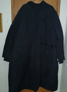 Woman Within Parka Below The Knee Black Size 4X - Picture 1 of 7