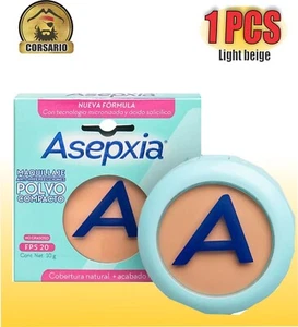 Asepxia Makeup Compact Powder Light Beige 10 Gr - Picture 1 of 3