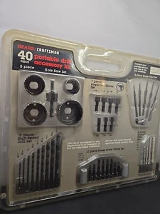 Handwerker Bohrer 40 tlg. Bits Mutterndreher tragbar Bohrer Zubehör Kit Neu aus altem Lagerbestand - Bild 1 von 14