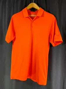 Nike Golf Tour Performance Dri-Fit Mens S Short Sleeve Orange Polo Golf Shirt - Picture 1 of 9